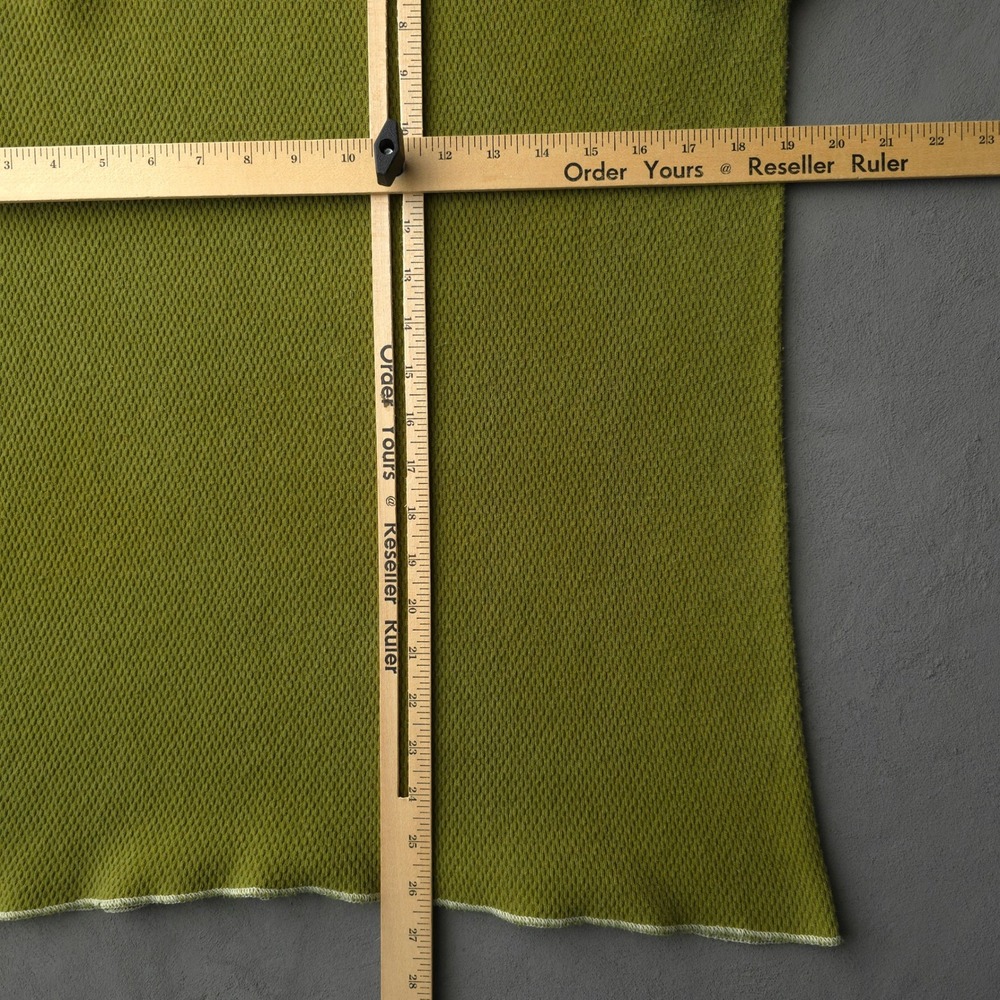 Vintage 90s St John's Bay Green Thermal T-shirt XL Made in USA Waffle Knit - Picture 6 of 8
